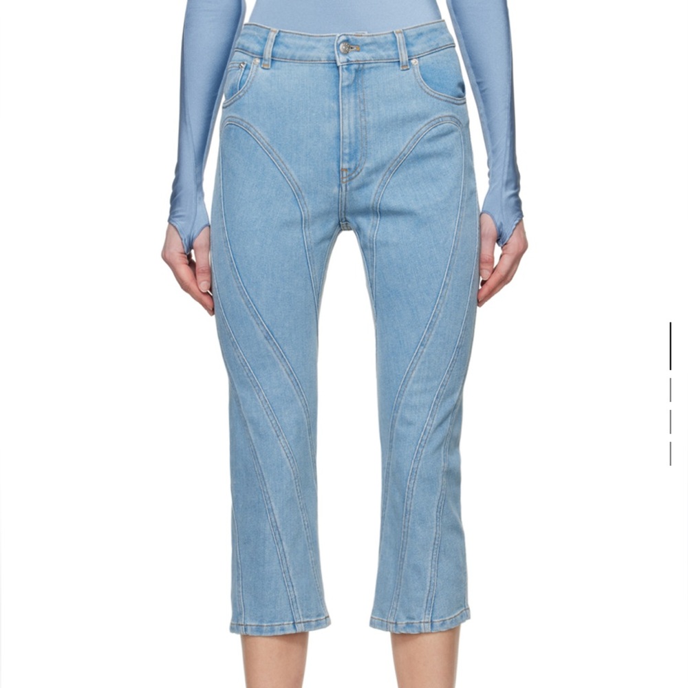 Mugler Cropped Jeans